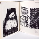 The Complete Prints of Leonard Baskin: A Catalogue Raisonné, 1948-1983 by Alan Fern and Judith O'Sullivan, illustrated by Leonard Baskin. Interior page.