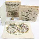 Jeu de voyages dans les cinq parties du monde. Game booklet