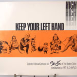 Keep Your Left Hand High. Together with: In Search of Sacred Cows illustrated by Szep. Front cover of Keep Your Left Hand High.