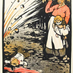 Oorlogsidyllen. 10 Teekeningen. Illustration