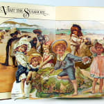 We Visit the Seashore reproduction. Illustrated spread