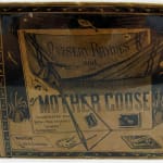 Mother Goose in White. Mother Goose Rhymes with Silhouette Illustrations. Front cover