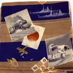 Nine pieces of propaganda (omoshirogara) fabric