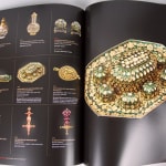 Maharajahs & Mughal Significance. Interior page showing jewelry.