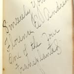 Roycrofters Autograph Book. Hand-written text page