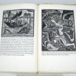 The Book of Jonah, illustrated by David Jones, page spread