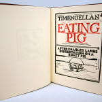 Eating Pig by Tim Engelland. Title page.