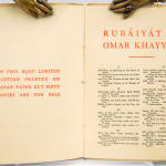 Rubaiyat of Omar Khayyam page spread