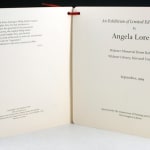 Bound to Make Books: An Exhibition of Limited Edition Books by Angela Lorenz. Title page.