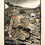 Oorlogsidyllen. 10 Teekeningen. Illustration