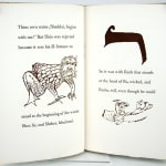 The Alphabet of Creation: An Ancient Legend from the Zohar with Drawings by Ben Shahn. Interior pages.