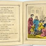 Grandfather Lovechild's Nursery Stories: Fred Fearnought by Lawrence Lovechild, illustrated by Felix Octavius Carr Darley. Interior page with hand colored illustration.