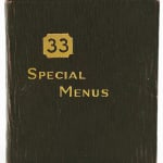Thirty-Three Menus for Special Occasions. Front cover