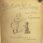 Picture Pastimes with Verses by L. L. Weedon and illustrated by G. H. Thompson. Title page.