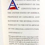 Constitution of the United States. Published for the Bicentennial of its Adoption in 1787. First Amendment