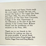 Poem 52 from 73 Poems (1963). Colophon