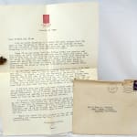 Seven signed letters from Kent to Alex Geckler