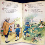 Boyhood Days of George Washington. by Carolyn S. Hodgman, illustrated by A.B. Levering. Interior page with illustrations.
