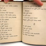 Vocabulaire Français-Arabe (Dialecte Vulgaire de l'Egypte) by H. de Vaujany, edited by Moustapha-Bey Radouan. Interior page.