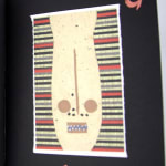 Tribal Alphabet by Mary McCarthy. Interior page letter G.
