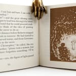 The Saintmaker's Christmas Eve. Illustrated text spread