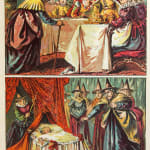 Spiashchaia Tsarevna [The Sleeping Princess]. Interior page, illustration.