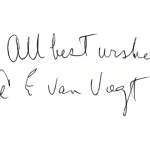 The War Against the Rull by A.E. van Vogt. Inscription.