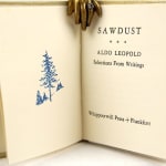 Sawdust: Selections from Writings by Aldo Leopold. Title page.