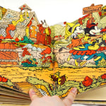 Mickey Mouse in King Arthur's Court. Pop-up illustration