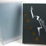 Arctic Trilogy by Mary Heebner. Acrylic slipcase and dark grey volume.