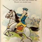 Boyhood Days of George Washington. by Carolyn S. Hodgman, illustrated by A.B. Levering. Interior page with illustrations.