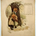 Ernest Nister's Art Calendar for 1893. December page