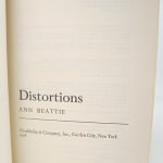 Distortions by Ann Beattie. Title page