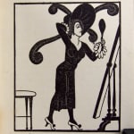Welfare Handbook No. 7: Dress. With a variant copy of the same illustrated by Eric Gill. Interior page, illustration.