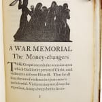 Welfare Handbook No. 8: Education. Together with: Welfare Handbook No. 9: Missions, and Welfare Handbook No. 10: War Memorial illustrated by Eric Gill. Interior page, illustration.