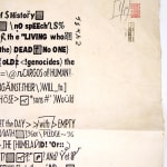 Homeland Security (after Borges) by Sam Hamill. Broadside, inscription.