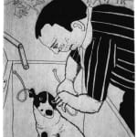 The Tail That Wagged the Dog illustrated by Sue Coe. Unwanted dogs executed.