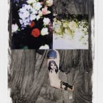 Julien Jaca, POEM 6, 2025, acrylic and collage on paper