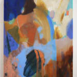 Rhiannon Inman-Simpson, Circling the edges, 2023, oil on canvas, 30x40 cm