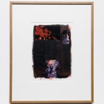 Julien Jaca, POEM 4, 2025, acrylic and collage on paper