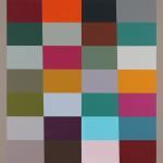Jon Groom | YANTRA PAINTING #6, 2024 | Acrylic on panel | 120 x 90 x 4 cm