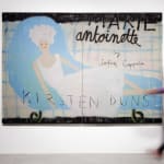 Gabrielle Graessle, marie antoinette by s.c., 2024, acrylic and spray on canvas (diptych)