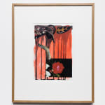 Julien Jaca, Poem 8, 2024, acrylic and collage on paper