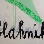 Gabrielle Graessle, manuel blahnik shoes, 2024, acrylic and spray on canvas