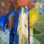 Rhiannon Inman-Simpson, Two-fold 113 x 130cm, oil on canvas, 2025