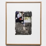 Julien Jaca, POEM 6, 2025, acrylic and collage on paper