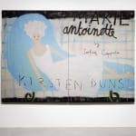 Gabrielle Graessle, marie antoinette by s.c., 2024, acrylic and spray on canvas (diptych)