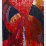 Rhiannon Inman-Simpson, When the shadow walks away oil on canvas, 40 x 50cm, 2025