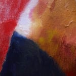 Rhiannon Inman-Simpson, When the shadow walks away oil on canvas, 40 x 50cm, 2025