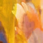 Rhiannon Inman-Simpson, Peeling away, oil on canvas, 80 x 100cm, 2025